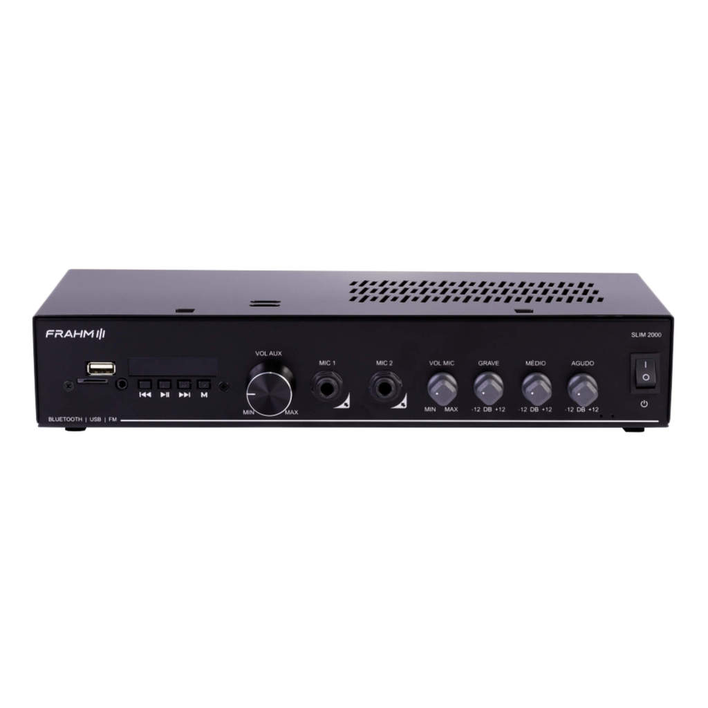 Amplificador Slim 2000 G6 120W RMS Mono Classe AB Bivolt Frahm - 32605