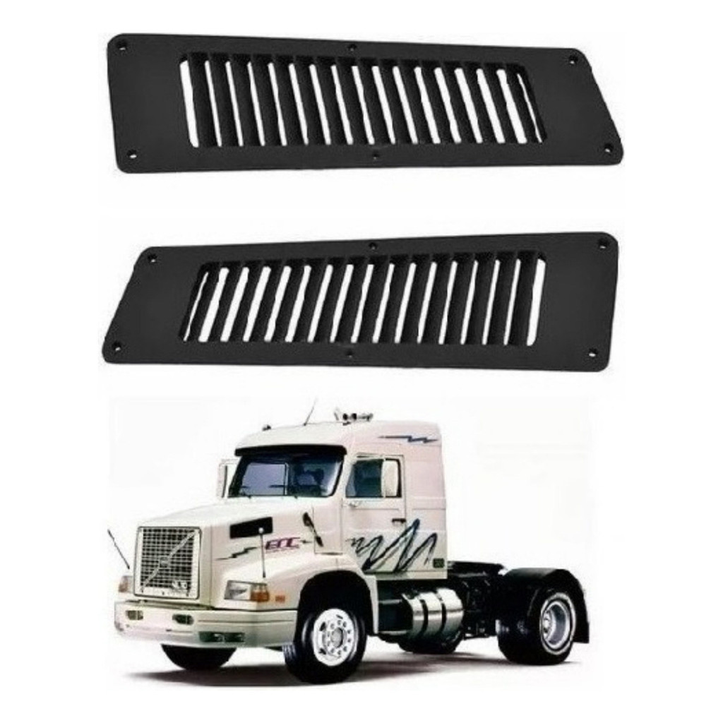 Par Grade Lateral Entrada Ar Capo Volvo Nl10/nl12 Admissao