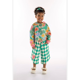 Conjunto Energia Boa Infantil Feminino com Blusão e Calça Três e Já em Oferta na Shopee