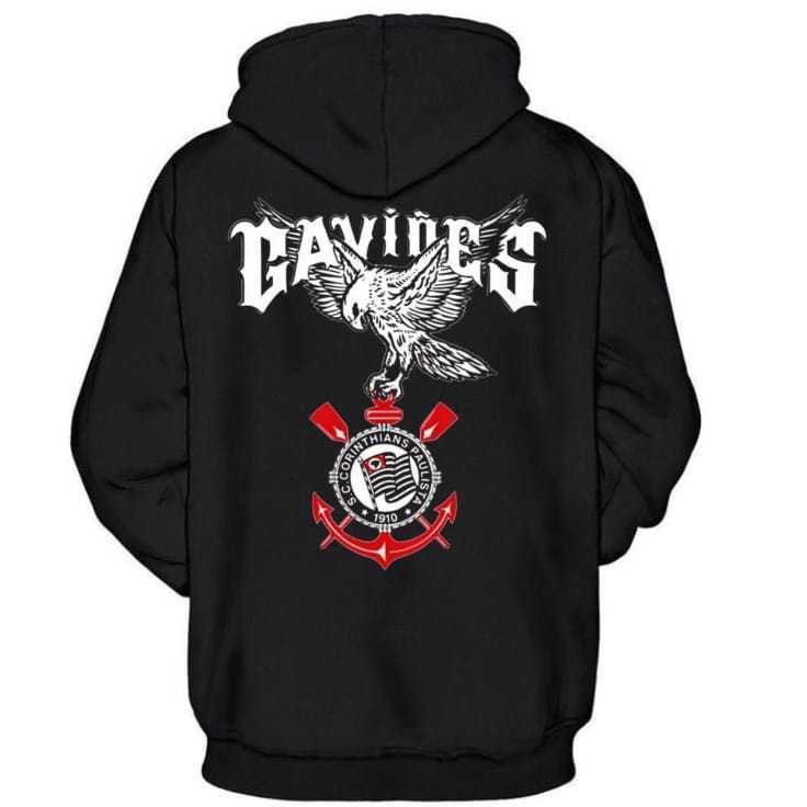 BLUSA DE FRIU MASCULINA GAVIOES TIMES BRASILEIROS MOLETON CANGURU BOLSO E CAPUZ COM ENVIO IMEDIATO em Oferta na Shopee