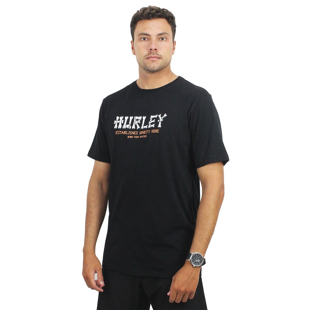 Camiseta Hurley Bones Black