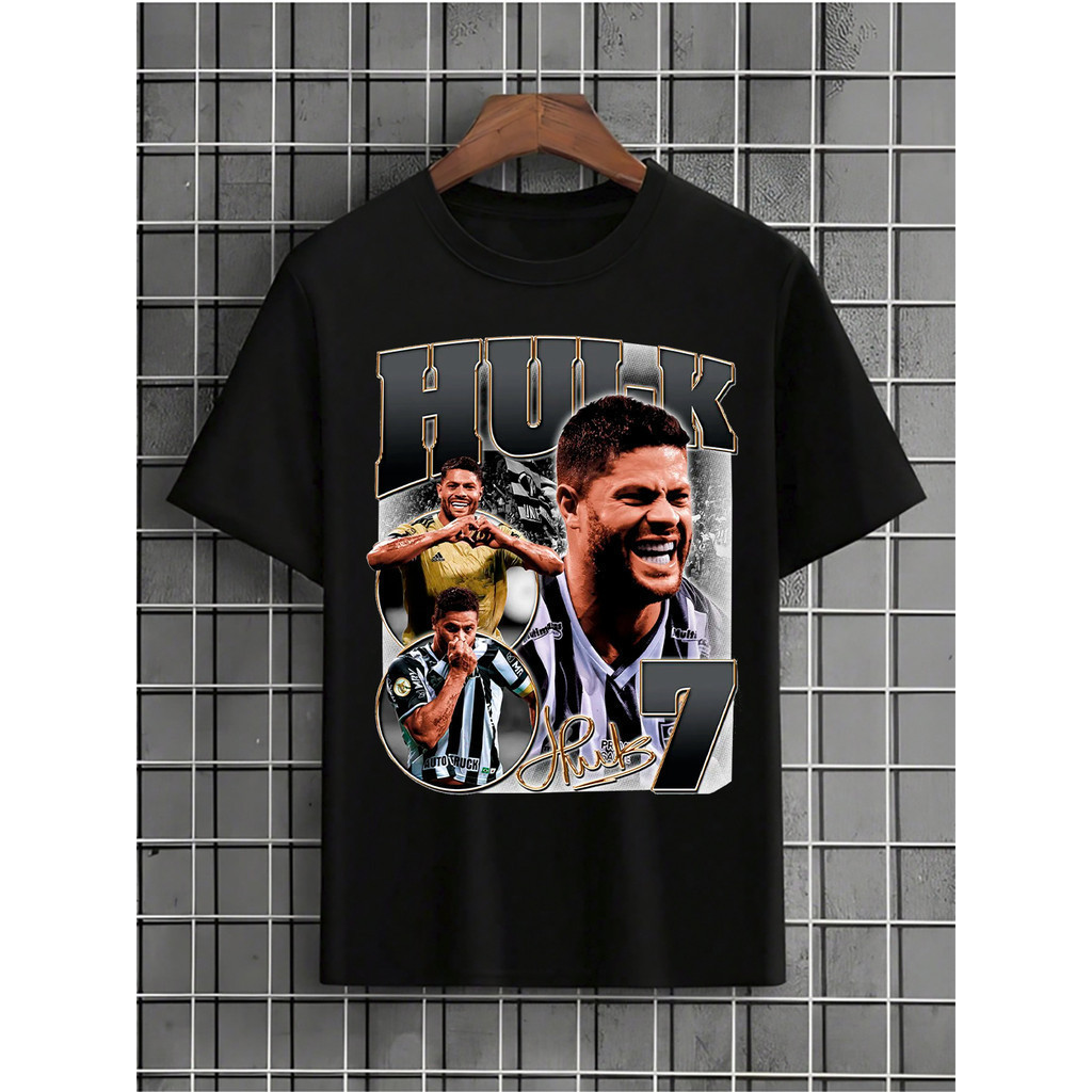 Camiseta Masculina Hulk Galo Jogador Futebol Camisa 7 camisa Atletico -MG Envio Imediato