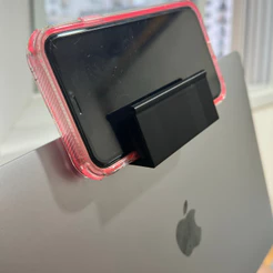 Suporte Iphone Samsung Horizontal No monitor para Câmera Continuidade Use seu Telefone como WebCam