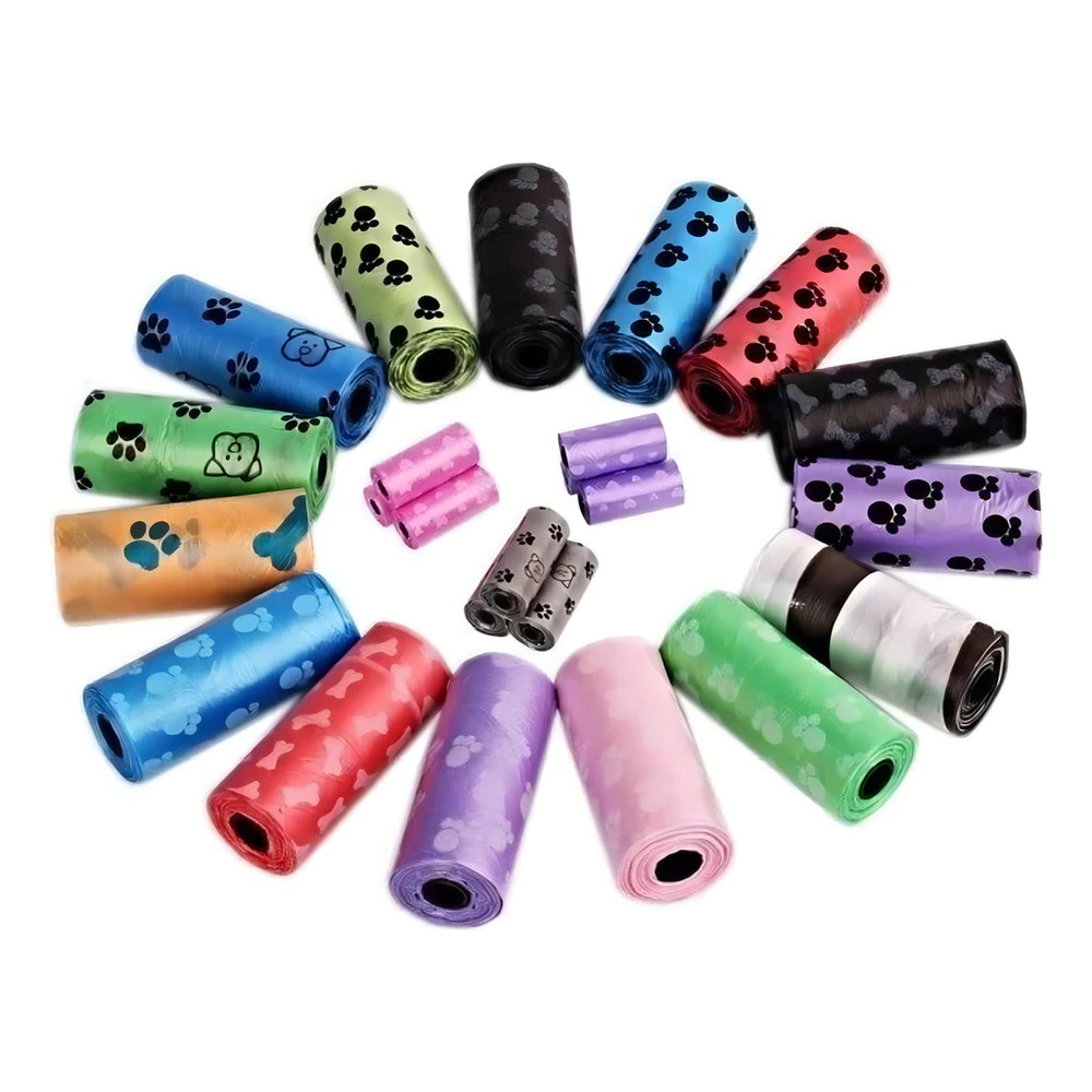 Kit 9 Rolinhos Com 135 Sacos De Lixo Coco Pet Cata Caca Fezes