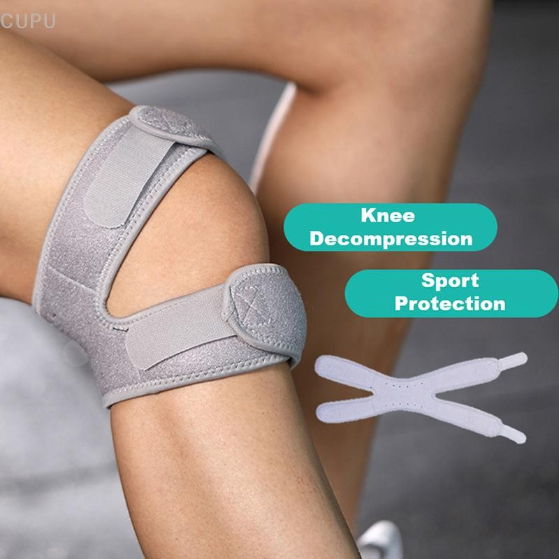[CU] Faixa Patellar Joelheiras Esportivas De Compressão Ajustáveis Guarda De Patela Dupla Joelheira Elástica Pulseira PH