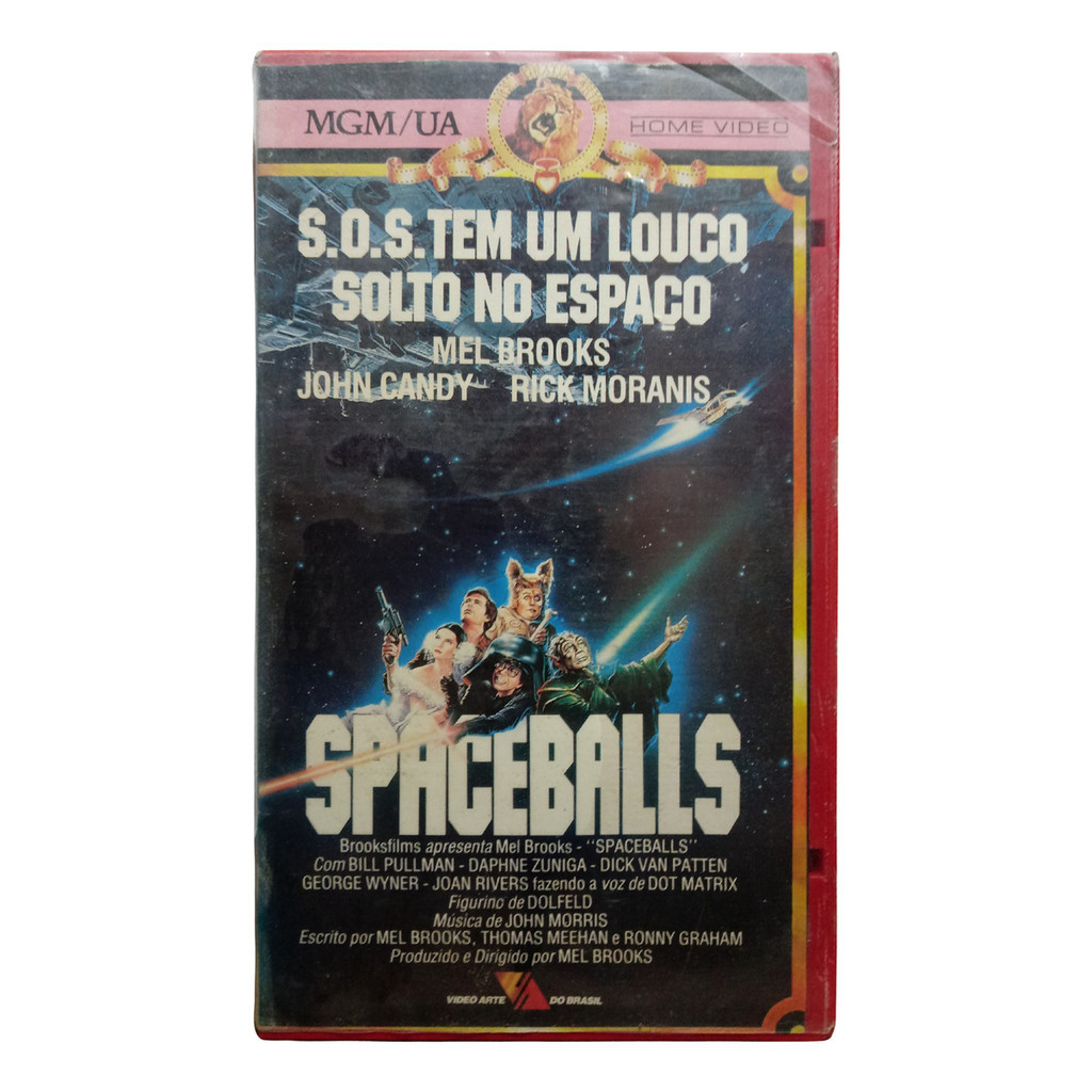 vhs Spaceballs S.o.s. Tem Um Louco Solto No Espaço - Mel Brooks