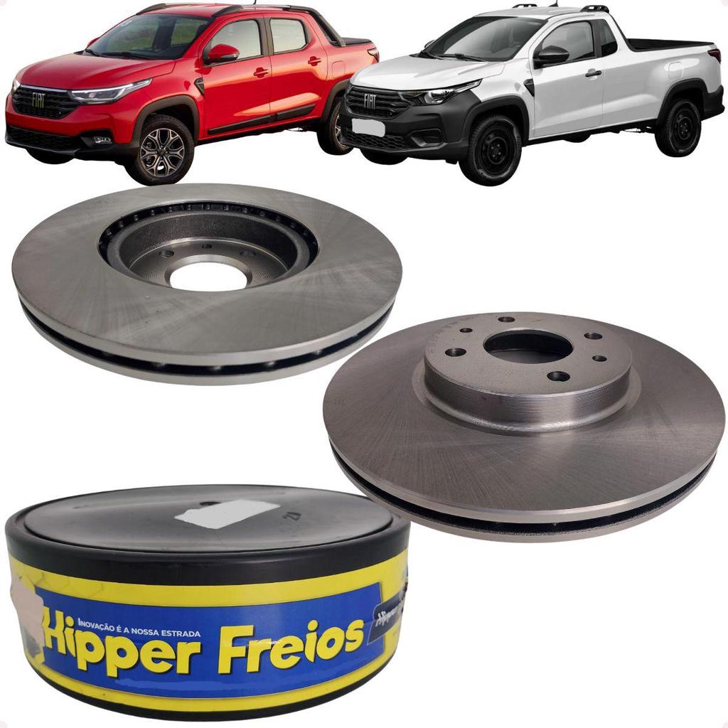 Par Disco de Freio Dianteiro Strada Endurance Freedom Volcano 1.3 1.4 2020 a 2025 Hipper Freios em Oferta na Shopee