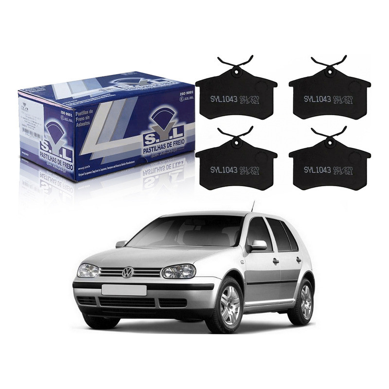 Pastilha Freio Traseiro Golf 1.6 2.0 1999 A 2006