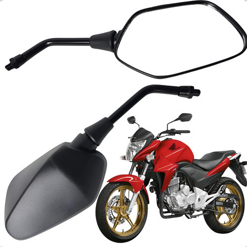 Par Retrovisor Xre300 Modelo 2019 Á 2024 Honda Cb250 Cb300