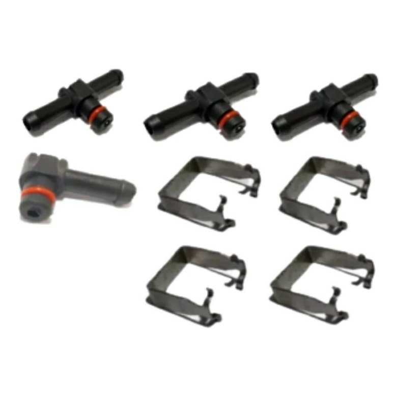 Kit Conexão Tubo do Retorno do Bico Injetor S10 2.8 Diesel 200cv