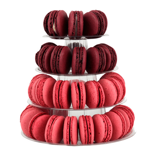 Torre Para Macarons Suporte Expositor Doces 4 Pisos em Oferta na Shopee