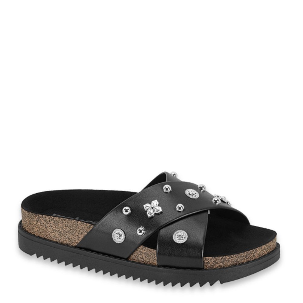 Tamanco Papete Flatform Bottons Feminino Moleca 5500.112