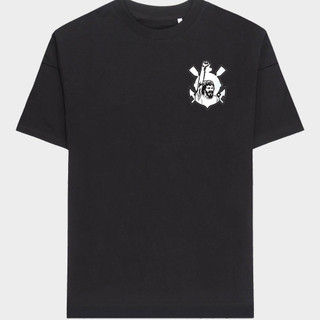 Camiseta Corinthians Sócrates Democracia Corinthiana Algodão Premium CP Básica