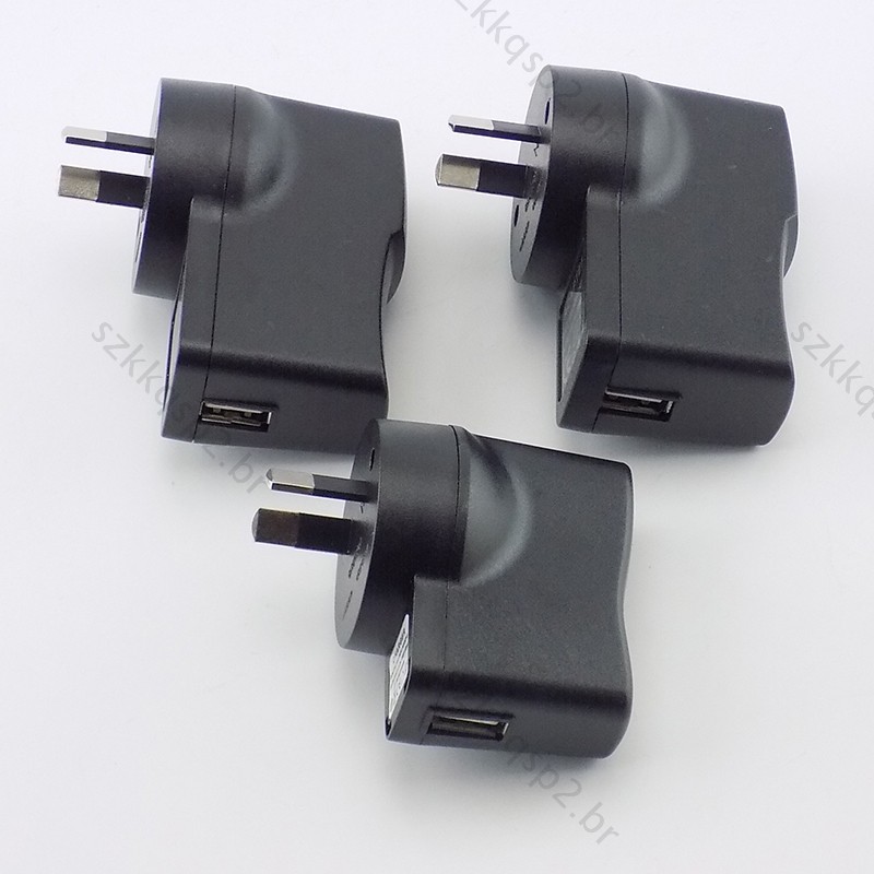 Adaptador Universal De Tomada AU Austrália 5V 1A 2A 3A USB Carregador De Parede Fonte De Alimentação De Viagem Carregame