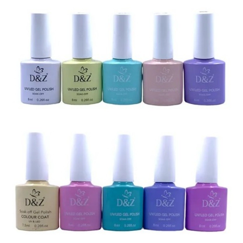 Kit 40 Esmaltes em Gel D&Z Sioux K&S Pop You Lirio - Nail Art Unhas