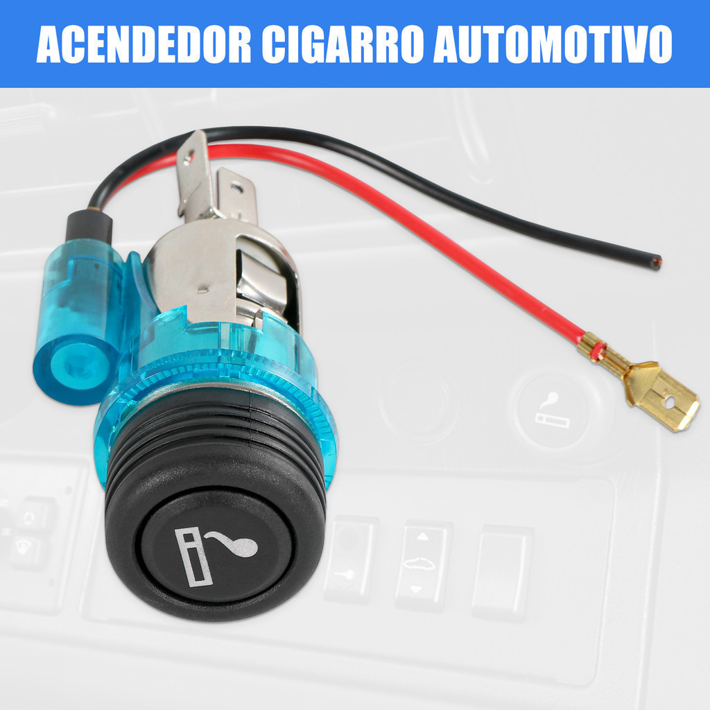 Acendedor 12v Veicular Tomada Acendedor de Carro Automotivo em Oferta na Shopee