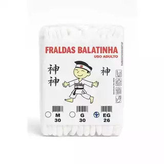 Fraldas geriatrica adulto descartaveis balatinha