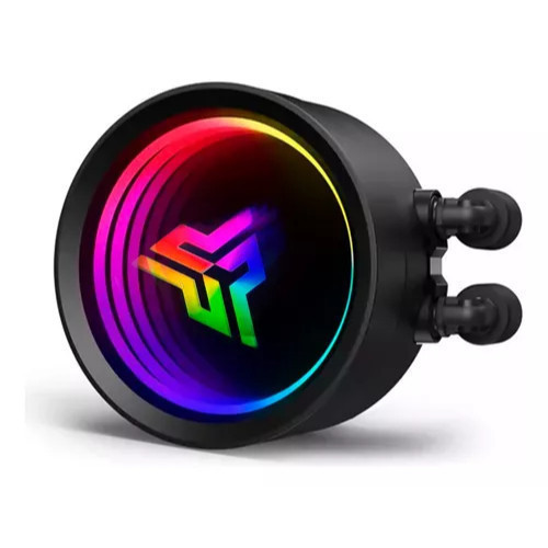 Water Cooler Fan LED RGB Gabinete CPU Intel AMD Knup G-VR240 — imagem 2 de 2