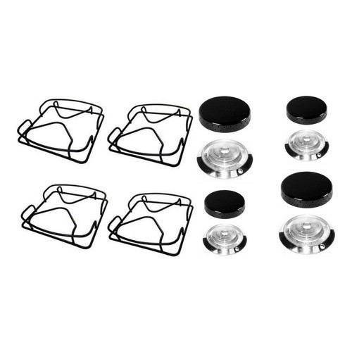 Kit 4 Bocas + 4 Grelhas Para Fogão Electrolux 52sb 2gd + 2pq