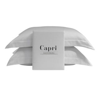 Jogo de Cama 300 Fios Bambu Kacyumara Capri Cinza em Oferta na Shopee