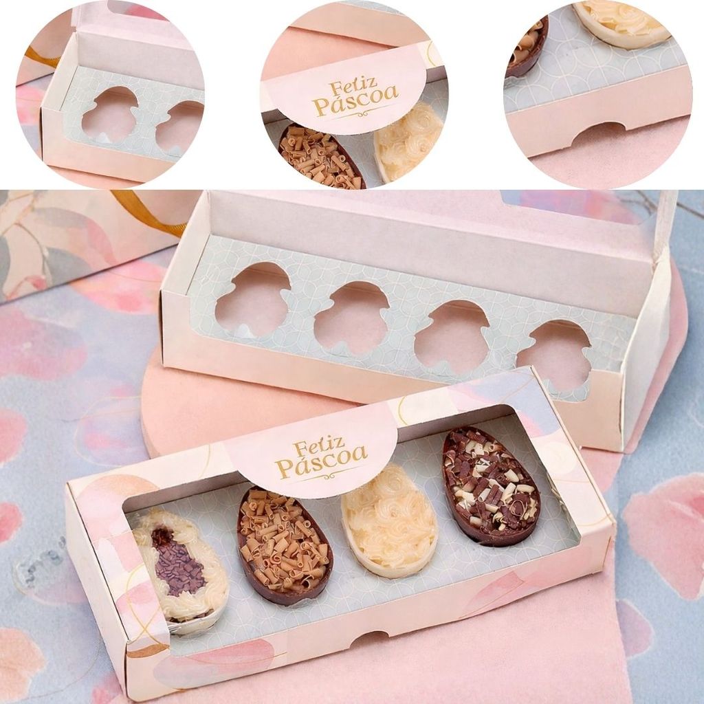 10 CAIXAS P/ 4 DOCES OU OVO 50G C/ VISOR CELEBRAR 5509 ( PASCOA JANGO 2026 ) em Oferta na Shopee