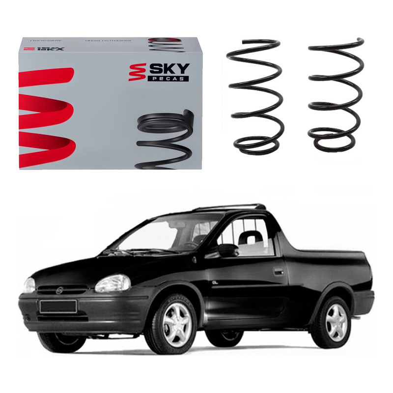 Par Molas Dianteiras Corsa Pick-up 1.6 Sem Ar 1995 A 2003