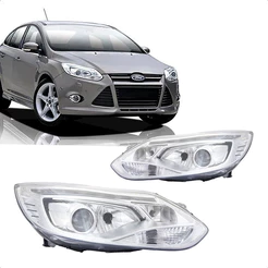 Farol Focus 2014 2015 Cromado C/motor C/led C/projetor