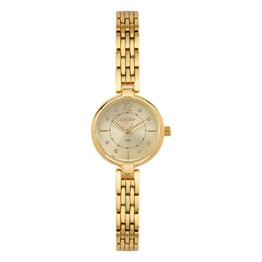 Relógio Condor Feminino Mini Joia Dourado - CO2035NSG/5X