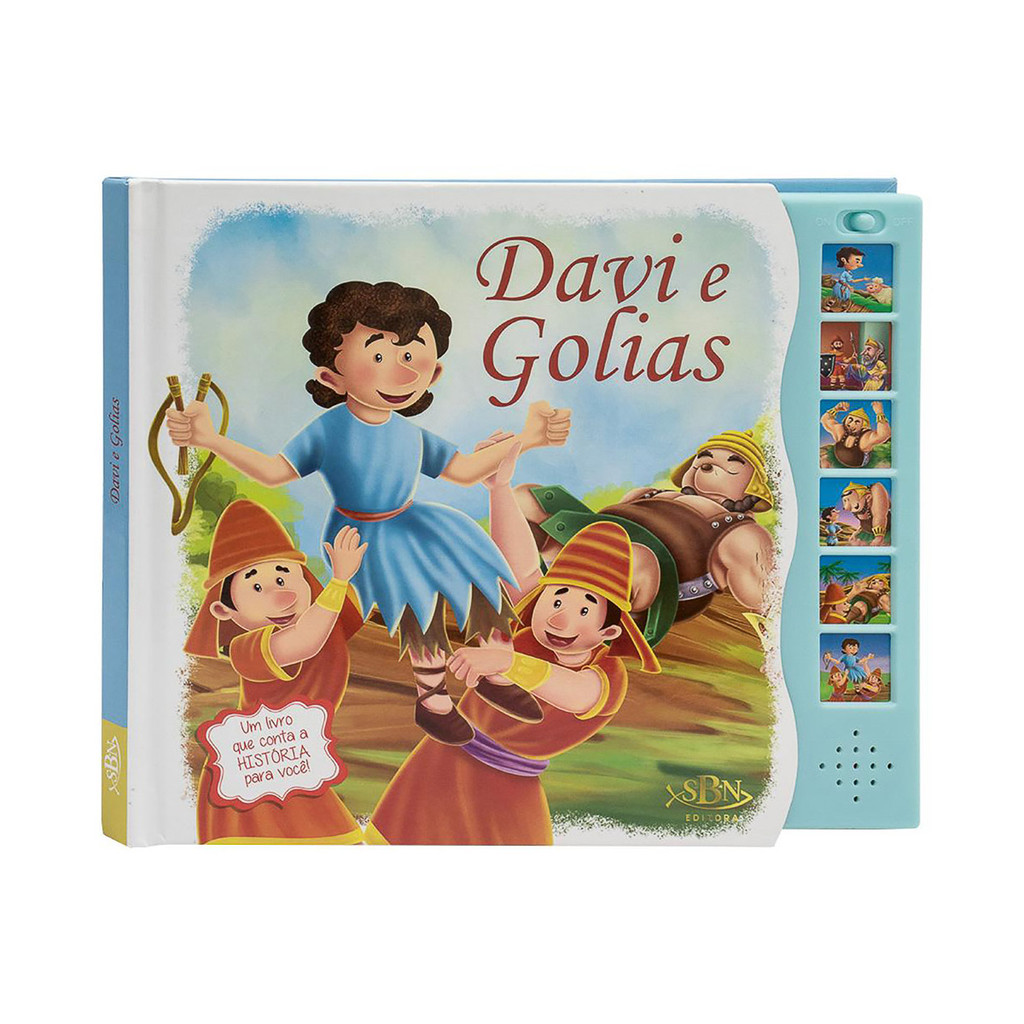 Livro Sonoro Histórias da Bíblia - Davi e Golias - Todolivro