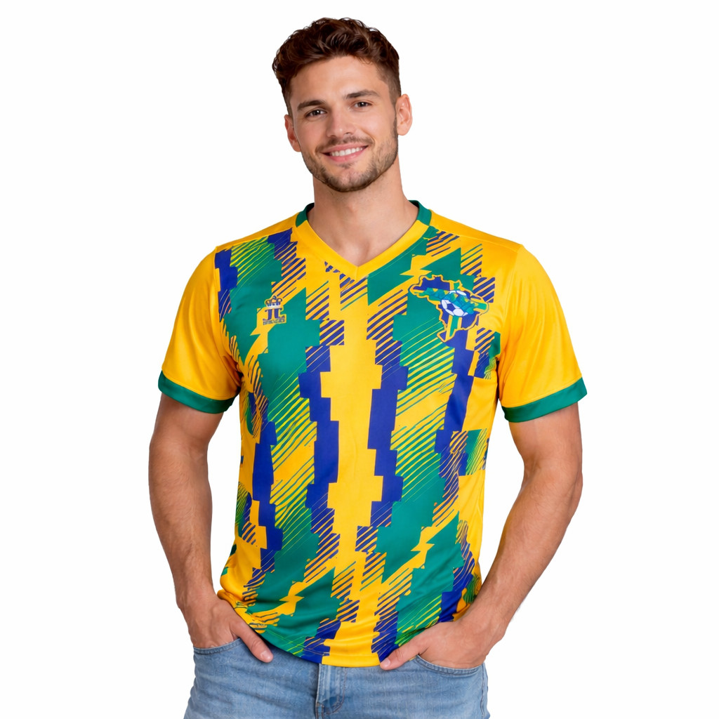 Camisa do Brasil Seleção Top Brasileira Amarela