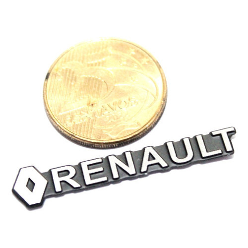 Mini Emblema Renault Clio Sandero Logan Megane Fluence Duste Prateado