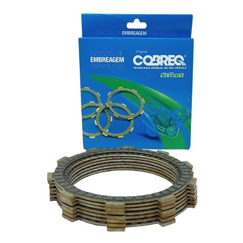 DISCO DE EMBREAGEM COBREQ ( 0017-DE ) PARA CB500 94 A 02 / SHADOW 600 94 A 06