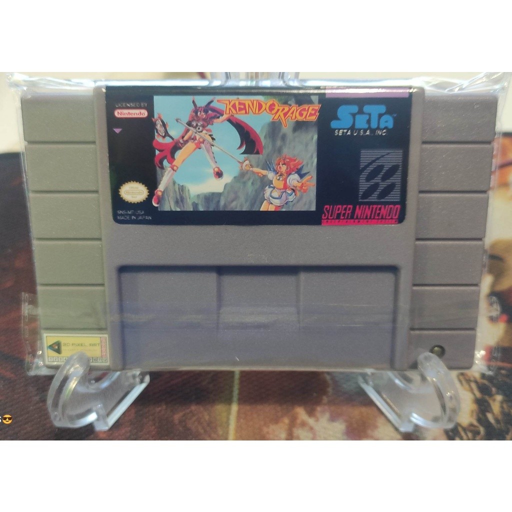 Jogo Kendo Rage Placa original  Funcionando 100% ,game,fita,cartucho Super Nintendo snes.