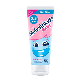Gel Dental Infantil Malvatrikids Baby sem Flúor com Xilitol 70g em Oferta na Shopee