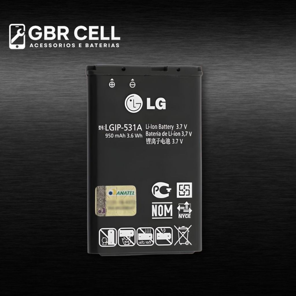 Bat Ip-531a compatível LG Gm205 A175 A210 A275 C105 B220 Lg G360 NF + Entrega Direta em Oferta na Shopee