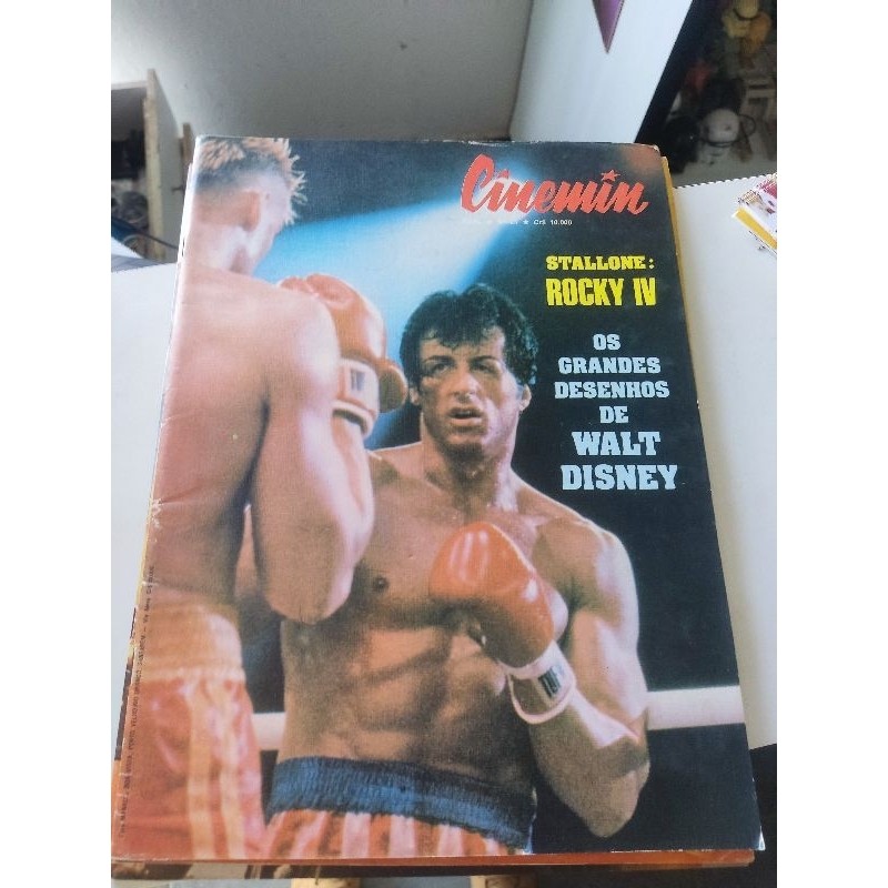 Revista cinemin rock Iv Silvester Stallone original de epoca