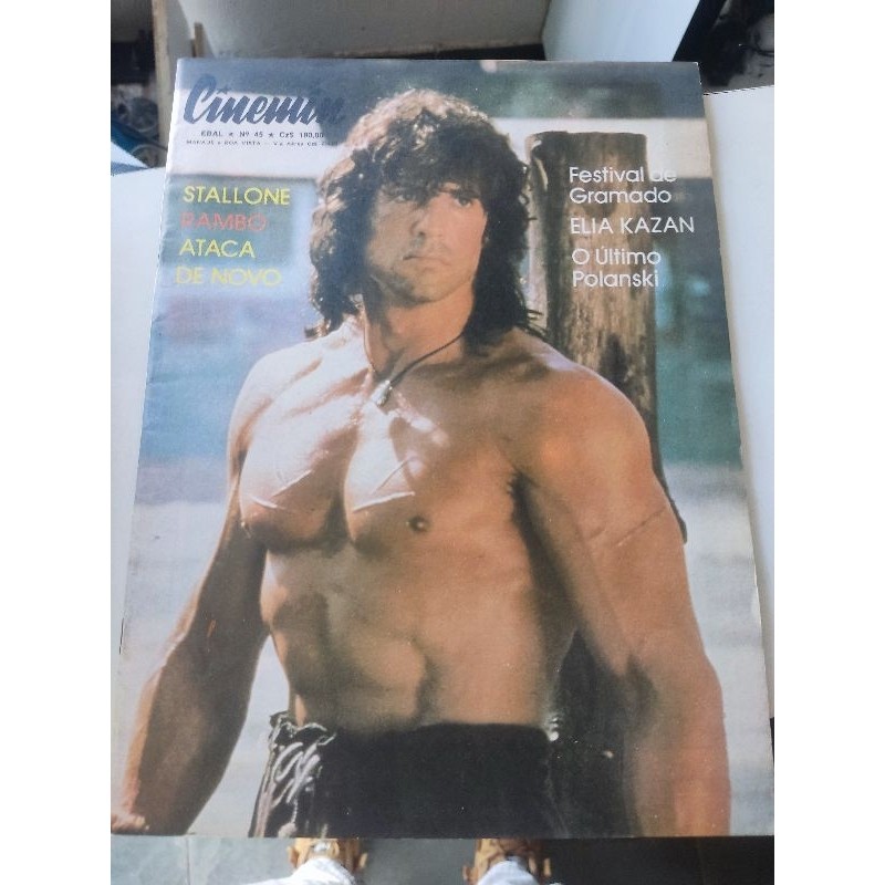 revista cinemin Rambo Ebal Silvester Stallone origibal