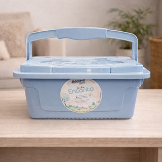 Caixa Organizadora Adoleta Infantil Com Alça 3 Litros Azul em Oferta na Shopee