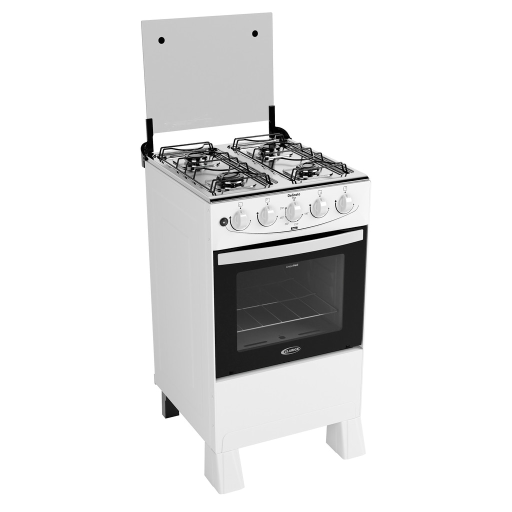 Fogão a gás Plus Moderno 4 Bocas Clarice - Envio Rápido BR