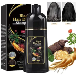 Shampoo Tonalizante Preto 3 em 1 com Ervas 100ml para Cabelo 1 Unidade
