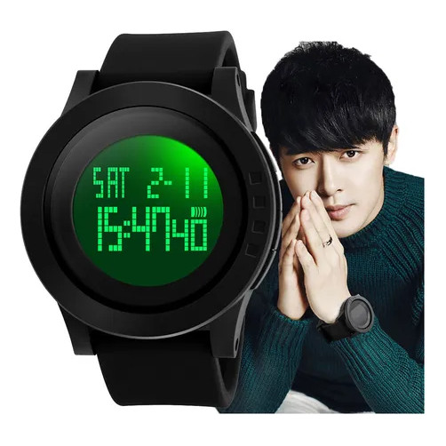 Relógio Masculino Skmei Digital 1142 Esportivo Luz Led Preto