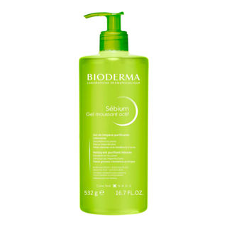 Bioderma Sébium Gel Moussant Actif de Limpeza Purificante Intensivo 500ml em Oferta na Shopee