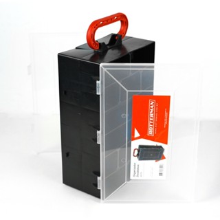 Organizador plástico com 12 compartimentos - DOUBLEBOX Rotterman em Oferta na Shopee