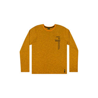 Camiseta Juvenil Menino Malha Rajada Beats Marrom em Oferta na Shopee