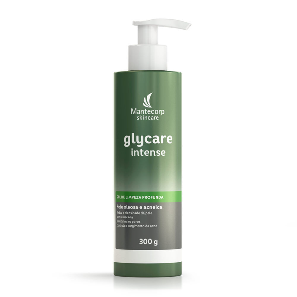 Glycare Intense Gel de Limpeza Profunda Pele Oleosa e Acneica 300g em Oferta na Shopee