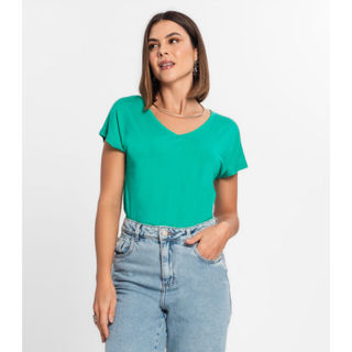 Blusa Feminina Viscotorcion Rovitex Verde em Oferta na Shopee