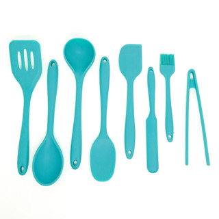 Kit de Utensílios de Silicone com 8 Peças Verde - Oikos em Oferta na Shopee