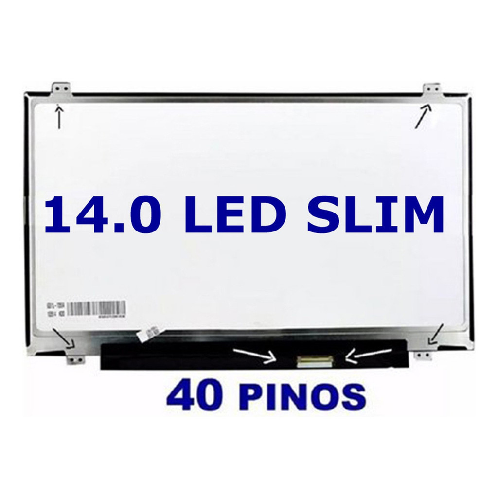 Tela Lcd 14.0 Slim Notebook Positivo Xr7520 Lp140wh8 Tl A1