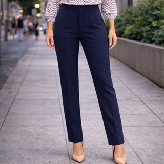 Calça Alfaiataria Feminina Zarah Social Mom Ziper Lateral Ajuste Perfeito Confortável Elegante em Oferta na Shopee