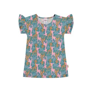 Vestido Infantil Menina Meia Malha Girafa Elian Verde em Oferta na Shopee